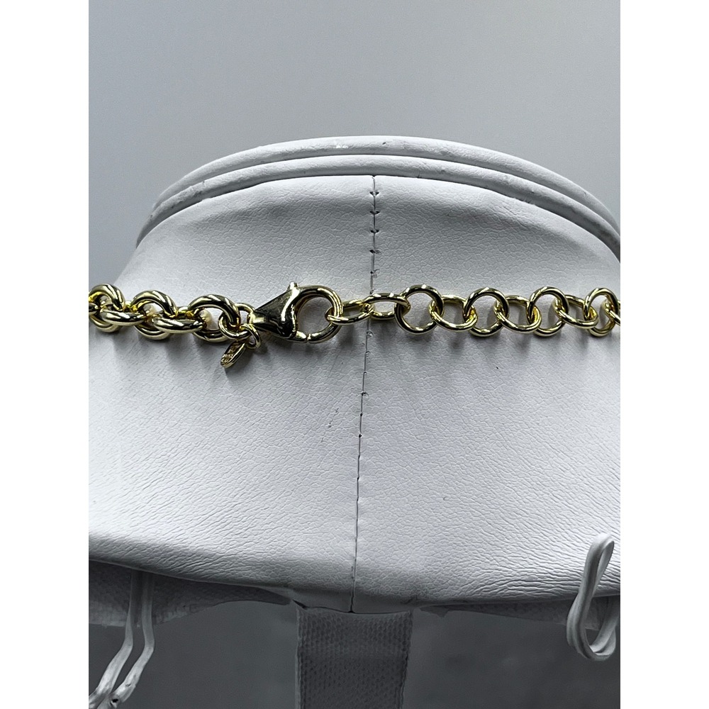 LR Lisa Robertson Bronze Italy QVC 
Turquoise Disc Gold Chain
Statement Necklace - Picture 12 of 15